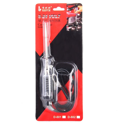 1M รถเครื่องทดสอบวงจรแรงดันไฟฟ้าสำหรับ 6-24V DC ยาวระบบ Probe ไฟทดสอบความต่อเนื่อง, Car Voltage Circuit Tester
