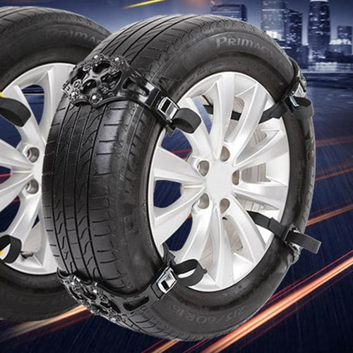 โซ่กันลื่นยางรถหิมะ 8 ชิ้นสำหรับรถครอบครัว, Anti-skid Chains 2, Anti-skid Chains 4