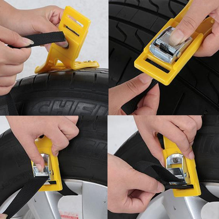 โซ่กันลื่นยางรถหิมะ 8 ชิ้นสำหรับรถครอบครัว, Anti-skid Chains 2, Anti-skid Chains 4