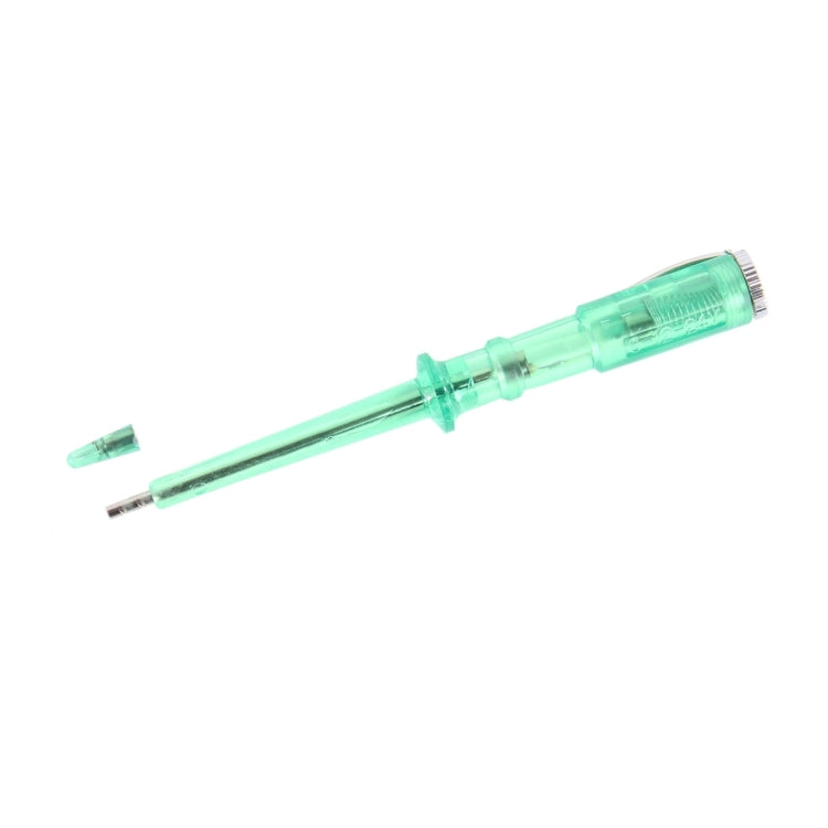 CNJB-85486 เครื่องทดสอบวงจรและเครื่องตรวจจับแรงดันไฟฟ้าชุดปากกาพร้อมคลิปจระเข้และหลอดไฟแบบถอดเปลี่ยนได้ 6-24V ความยาวสายไฟ: 80 ซม., Circuit Tester