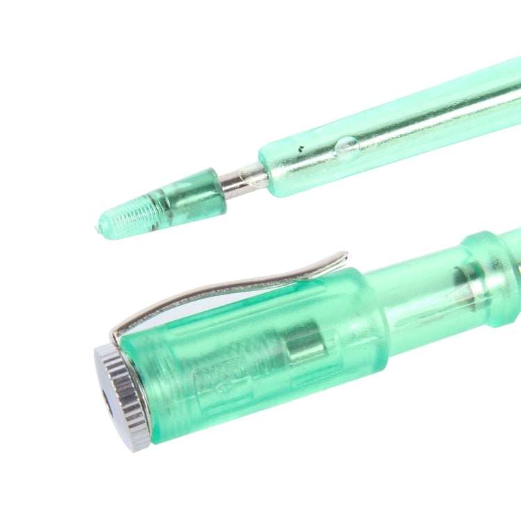 CNJB-85486 เครื่องทดสอบวงจรและเครื่องตรวจจับแรงดันไฟฟ้าชุดปากกาพร้อมคลิปจระเข้และหลอดไฟแบบถอดเปลี่ยนได้ 6-24V ความยาวสายไฟ: 80 ซม., Circuit Tester