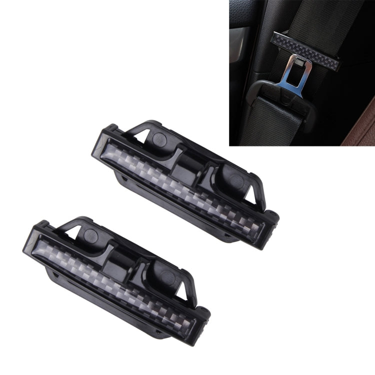DM-013 2PCS Universal Fit Car Seatbelt Adjuster คลิปเข็มขัด CLAMP ไหล่คอ Comfort ปรับเด็กความปลอดภัย Stopper BUCKLE
