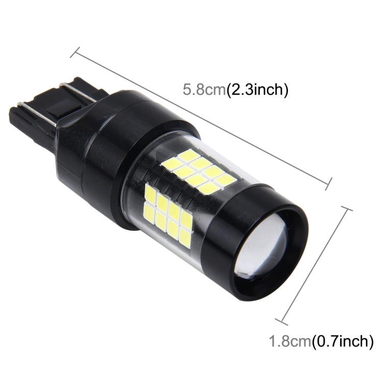 7443 7W 420LM 42LEDs DC 12V SMD-3528 ไฟเบรกอัตโนมัติรถยนต์ (แสงสีขาว), 7443