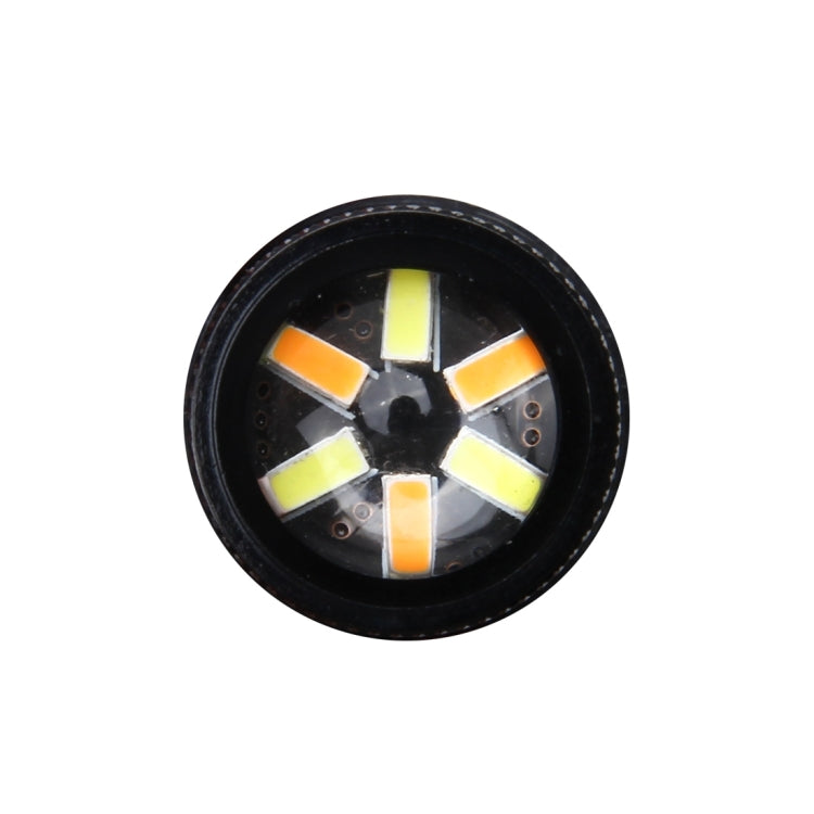 7443 5W 350LM 60LEDs DC 12V 6000K SMD-4014 รถยนต์ไฟเบรกอัตโนมัติไฟเลี้ยว (แสงสีขาว + แสงสีเหลือง), 7443 5W