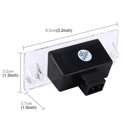 ไฟป้ายทะเบียน PCS 2 ชิ้นพร้อมหลอดไฟ SMD-3528 18 ดวงสำหรับ Audi， 2W 120LM, DC12V (แสงสีขาว), For Audi  with 18 SMD-3528 Lamps