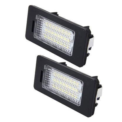 2 ชิ้น 2 วัตต์ 120 LM ไฟป้ายทะเบียนรถพร้อม 24 หลอดไฟ SMD-3528 สำหรับ Audi, Volkswagen, DC 12V, For Audi,Volkswagen