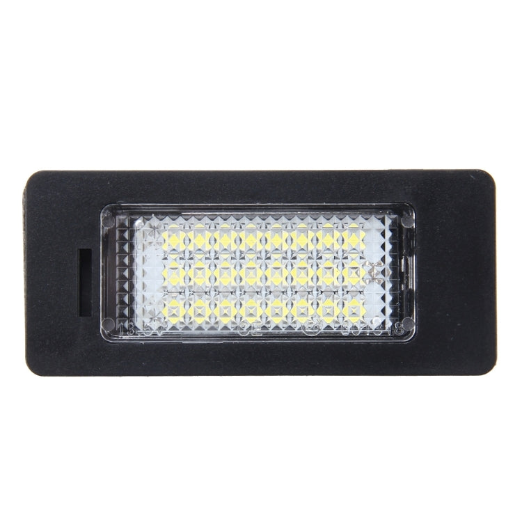 2 ชิ้น 2 วัตต์ 120 LM ไฟป้ายทะเบียนรถพร้อม 24 หลอดไฟ SMD-3528 สำหรับ Audi, Volkswagen, DC 12V, For Audi,Volkswagen