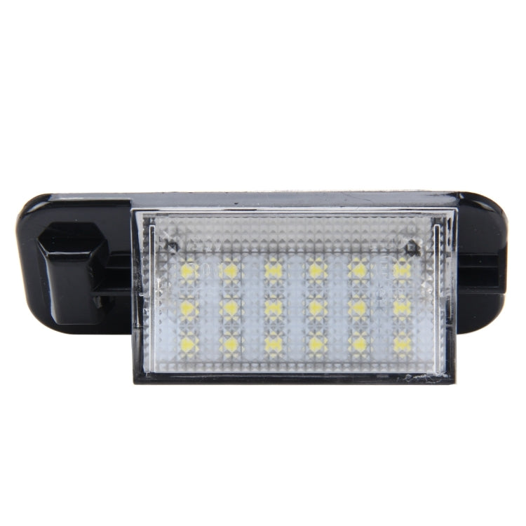 ไฟส่องป้ายทะเบียน PCS 2 ดวงพร้อมหลอดไฟ SMD-3528 18 ดวงสำหรับ BMW E36(1992-1998),2W 120LM,6000K, DC12V (แสงสีขาว), For BMW E36