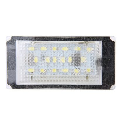 ไฟส่องป้ายทะเบียน PCS 2 ดวงพร้อมหลอดไฟ 18 SMD-3528 สำหรับ BMW E46 2D M3 1998-2003,2W 120LM,6000K, DC12V (แสงสีขาว), For BMW E46