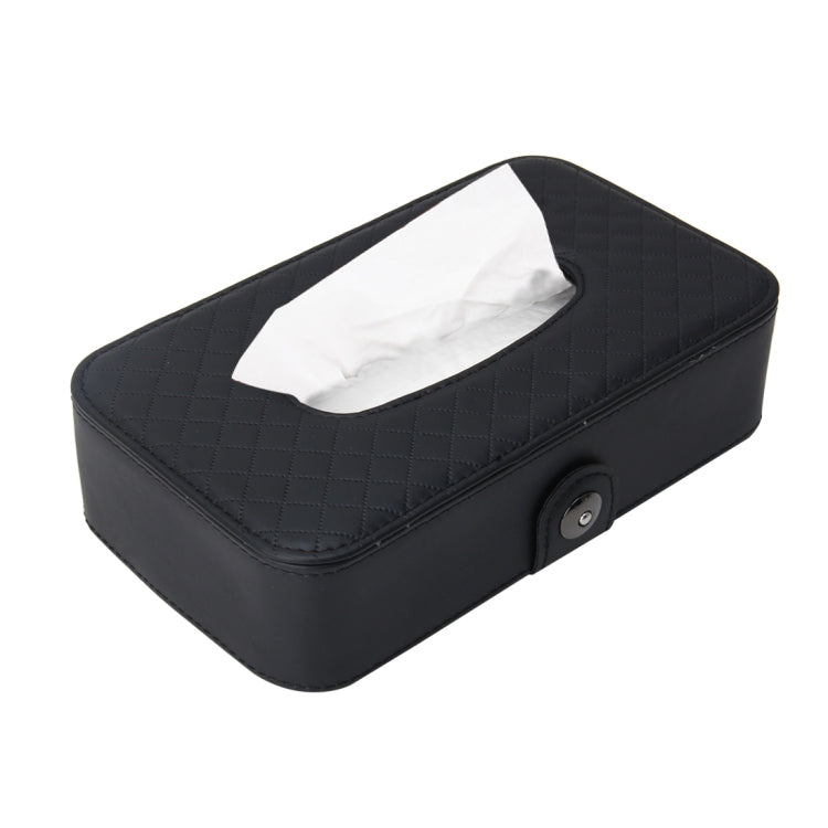 Universal Car Facial Tissue Box กรณีผู้ถือกล่องกระดาษทิชชูแฟชั่นและ Simple กระดาษผ้าเช็ดปากกระเป๋าผ้าเช็ดปาก, With Napkin (Black), With Napkin (Khaki), With Napkin (Brown)