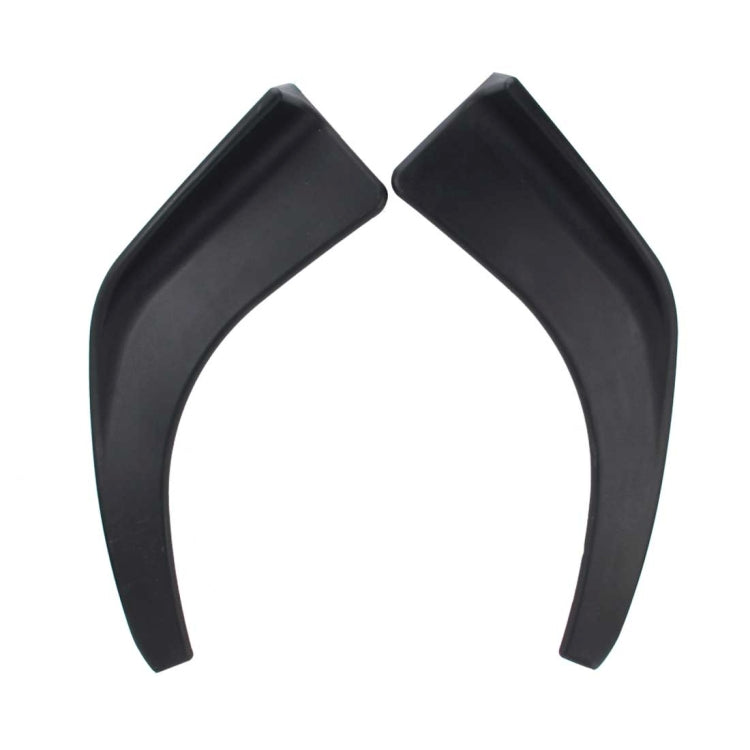 2 PCS Universal Fit รถกันชนหน้าสปอยเลอร์ Lip Splitter ดิฟฟิวเซอร์ SUV ABS ด้านหน้าพลั่ว, ความยาว: 74 ซม, Length: 74cm