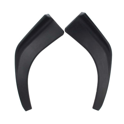2 PCS Universal Fit รถกันชนหน้าสปอยเลอร์ Lip Splitter ดิฟฟิวเซอร์ SUV ABS ด้านหน้าพลั่ว, ความยาว: 74 ซม, Length: 74cm