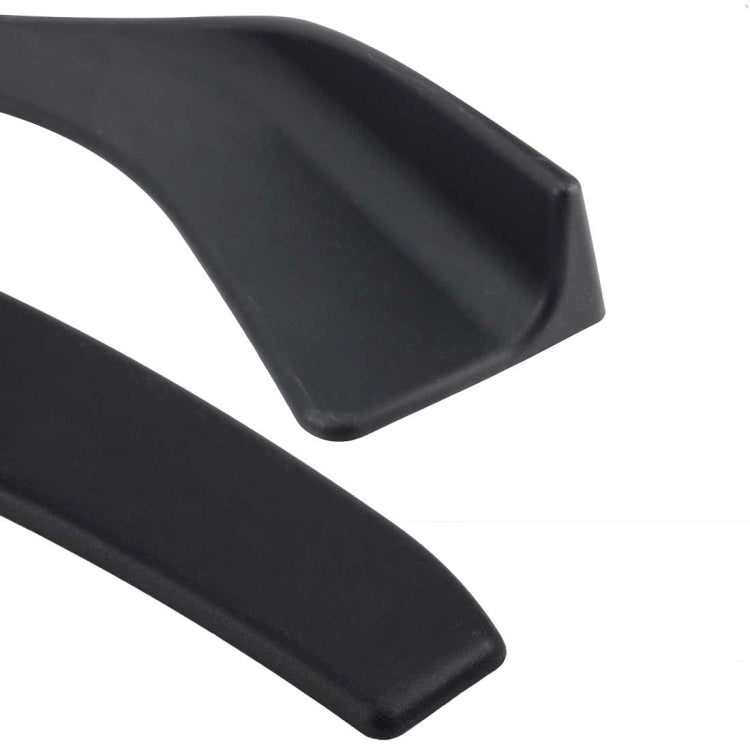 2 PCS Universal Fit รถกันชนหน้าสปอยเลอร์ Lip Splitter ดิฟฟิวเซอร์ SUV ABS ด้านหน้าพลั่ว, ความยาว: 74 ซม, Length: 74cm