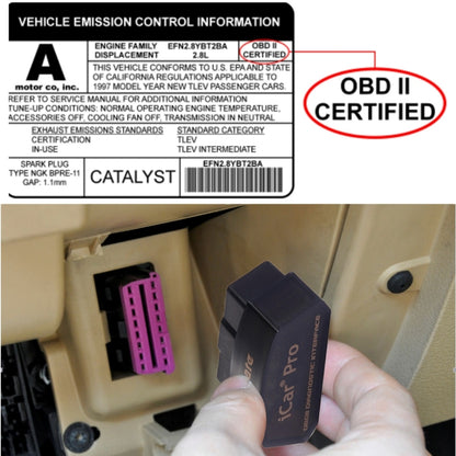 เครื่องมือสแกนเนอร์รถยนต์ Vgate iCar Pro OBDII WiFi รองรับ Android และ OS รองรับโปรโตคอล OBDII ทั้งหมด, WiFi