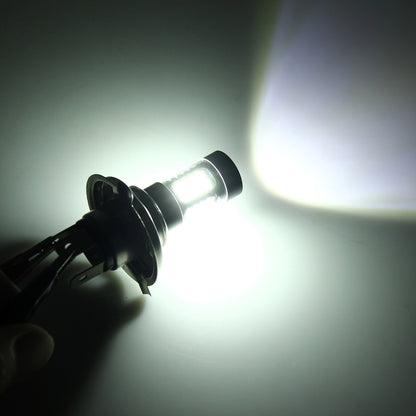 ไฟตัดหมอกรถยนต์ H4 7W 420LM 6000K พร้อมหลอดไฟ LED SMD-3528 42 ดวง DC 12V, H4