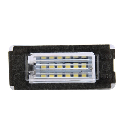 ไฟป้ายทะเบียน PCS 2 ดวงพร้อมหลอดไฟ 18 SMD-3528 สำหรับ BMW MINI R56,2W 120LM,6000K, DC12V (แสงสีขาว), For BMW MINI R56