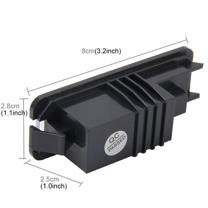 ไฟป้ายทะเบียน PCS 2 ดวงพร้อมหลอดไฟ SMD-3528 18 ดวงสำหรับ Volkswagen, 2W 120LM, 6000K, DC12V (แสงสีขาว), For Volkswagen1