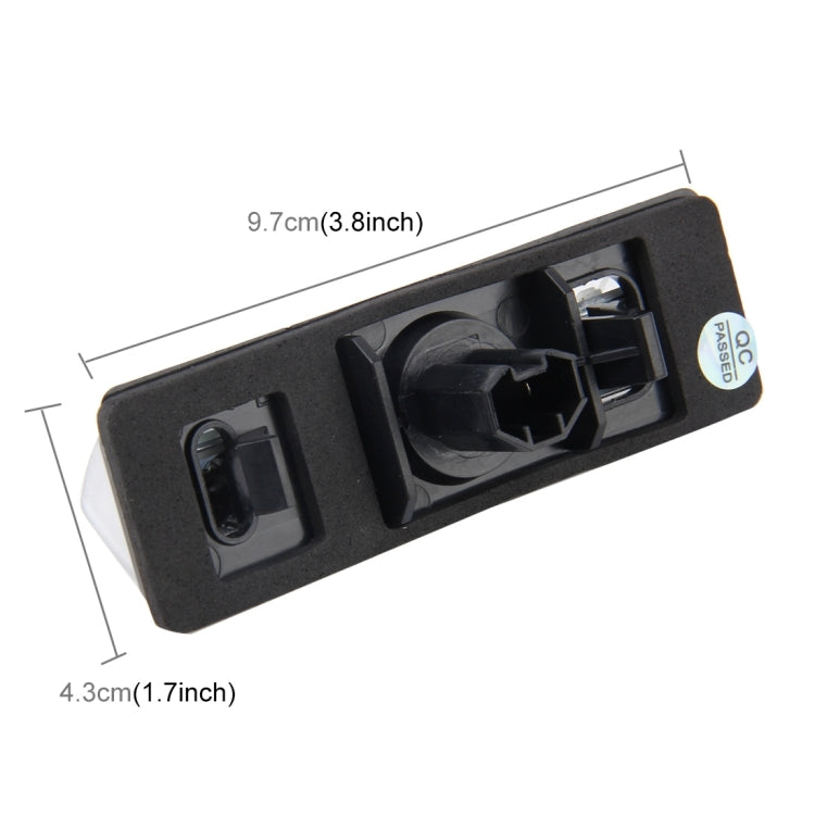 ไฟป้ายทะเบียน PCS 2 ดวงพร้อมหลอดไฟ SMD-3528 18 ดวงสำหรับโตโยต้า, 2W 120LM, 6000K, DC12V (แสงสีขาว), For Toyota2