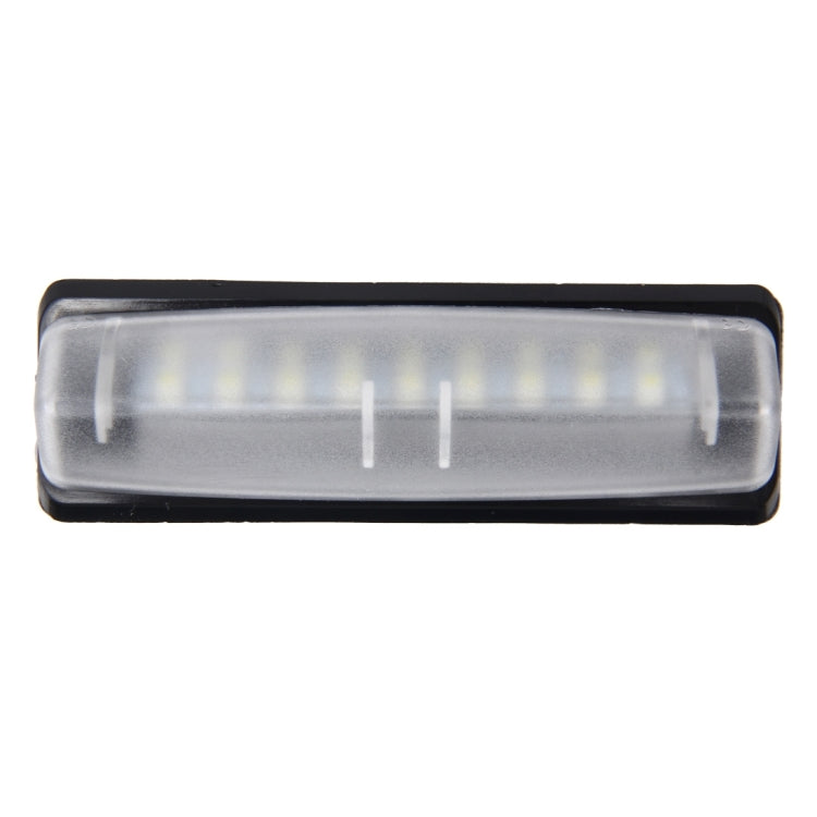 ไฟป้ายทะเบียน PCS 2 ดวงพร้อมหลอดไฟ SMD-3528 18 ดวงสำหรับโตโยต้า, 2W 120LM, 6000K, DC12V (แสงสีขาว), For Toyota2