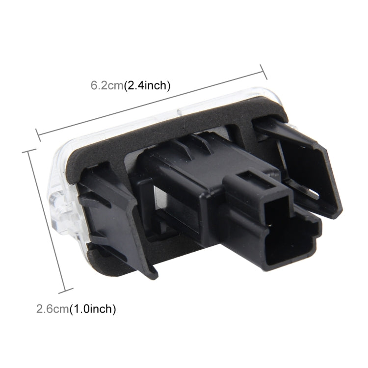 ไฟป้ายทะเบียน PCS 2 ดวงพร้อมหลอดไฟ SMD-3528 18 ดวงสำหรับโตโยต้า, 2W 120LM, 6000K, DC12V (แสงสีขาว), For Toyota1