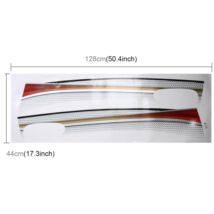 4 ชิ้น SUV Body แถบตกแต่งรถยี่ห้อ Streamline Shining สติกเกอร์สำหรับ Toyota Prado 2015 รุ่น, For 2015 Version Prado