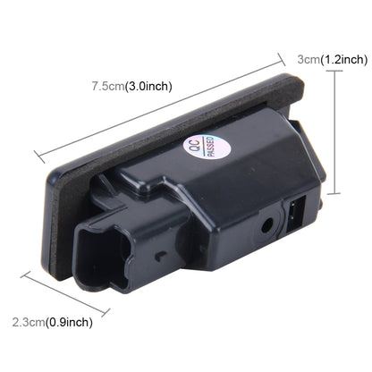 ไฟป้ายทะเบียน PCS 2 ดวงพร้อมหลอดไฟ SMD-3528 24 ดวงสำหรับ Peugeot Citroen (แสงสีขาว), For Peugeot Citroen