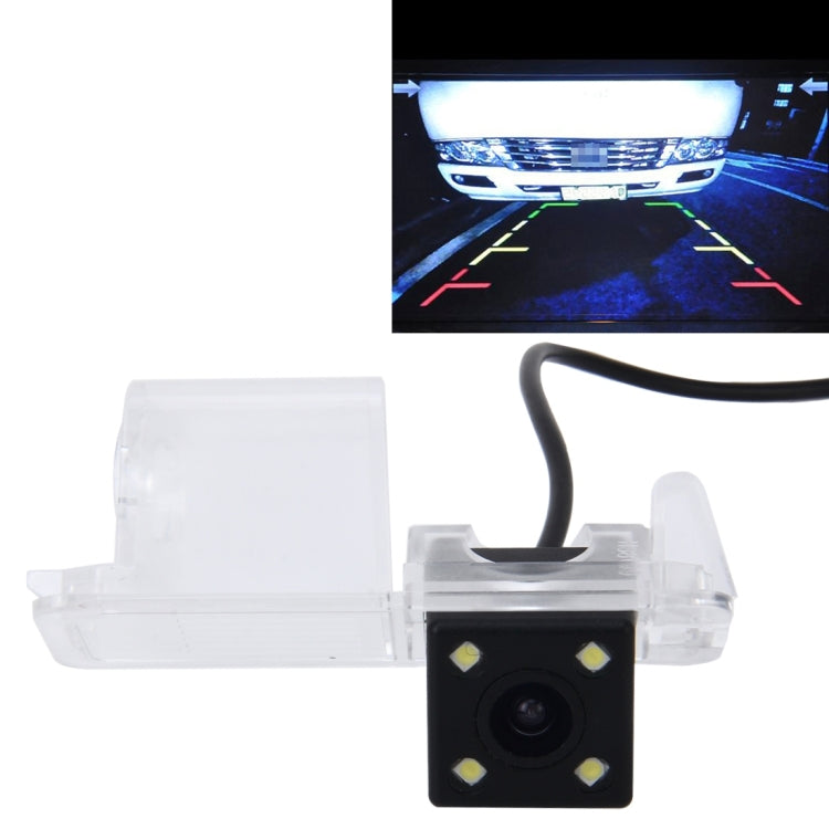 656 × 492 พิกเซลที่มีประสิทธิภาพ NTSC 60HZ CMOS II รถกันน้ำดูด้านหลังกล้องสำรอง 4 LED โคมไฟสำหรับ Volkswagen Golf6 2010-2012 รุ่น, For Volkswagen Golf6 2010-2012 Version