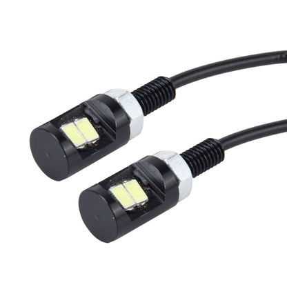 2 ชิ้น 2W 100 LM 6500K ไฟป้ายทะเบียนรถยนต์พร้อมหลอด SMD-5630 2 ดวง DC 12V, 2W 100 LM 6500K