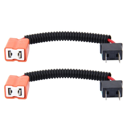 2 ชิ้น H7 รถ HID ไฟหน้าซีนอนชายกับหญิงสายแปลงพร้อมซ็อกเก็ตอะแดปเตอร์เซรามิก, H7