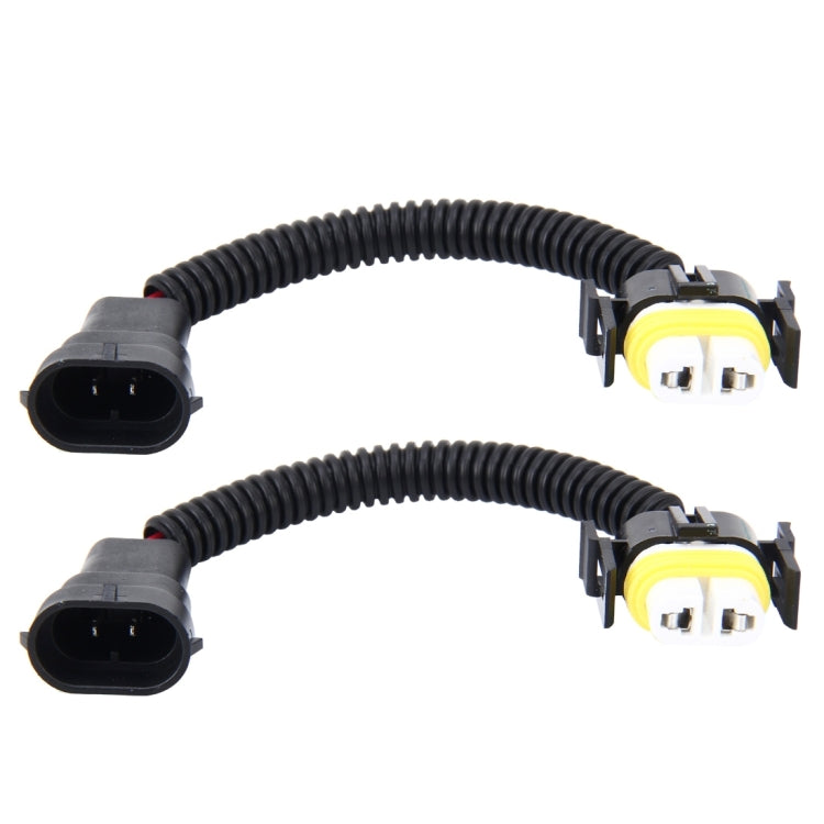 2 ชิ้น H11 รถ HID ไฟหน้าซีนอนชายกับหญิงสายแปลงพร้อมซ็อกเก็ตอะแดปเตอร์เซรามิก, H11
