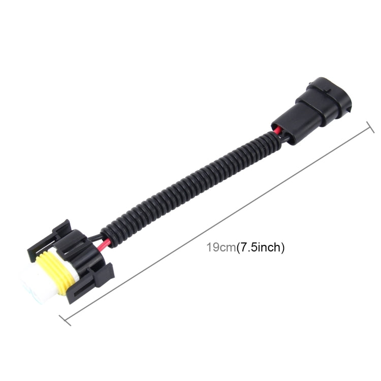 2 ชิ้น H11 รถ HID ไฟหน้าซีนอนชายกับหญิงสายแปลงพร้อมซ็อกเก็ตอะแดปเตอร์เซรามิก, H11