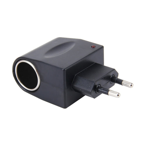อินเวอร์เตอร์พาวเวอร์รถยนต์ 6W 220V AC/DC ถึง 12V DC พร้อมรถที่จุดบุหรี่ซ็อกเก็ตอะแดปเตอร์แปลงเครื่องขยายเสียงรถยนต์ กำลังขับ: DC 12V 500mA(ปลั๊ก EU), 12V 500mA(EU Plug)