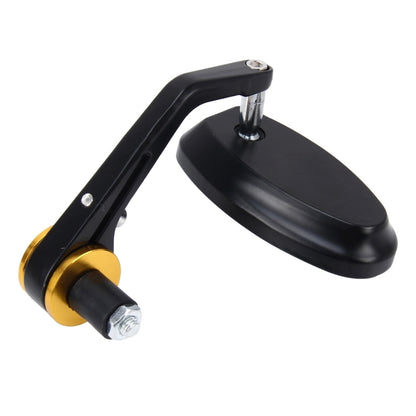 2 PCS รถจักรยานยนต์ Universal ABS Shell Holder รูปไข่กระจกมองหลัง, Oval Shape