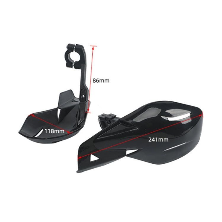 2 PCS รถจักรยานยนต์ Universal ABS Handle Wind-block Handguard