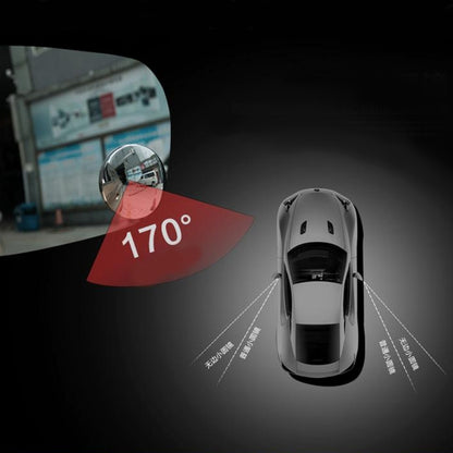10 ชิ้นจุดบอดรถยนต์กระจกมองหลังมุมกว้างเส้นผ่านศูนย์กลาง: 5.5 ซม, 10 PCS 5.5cm Rear View Wide Angle Mirror