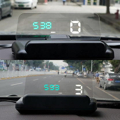 ด้วยแผ่นสะท้อนแสงที่ปรับได้, ความเร็วและ RPM และอุณหภูมิของน้ำ & การใช้น้ำมัน & ระยะทางในการขับขี่ / เวลาและจอแสดงผลแรงดันไฟฟ้า, สัญญาณเตือนความเร็วเกิน, เชื่อมต่ออินเทอร์เฟซ OBD2, C500(Green), C500(Blue), C500（White)
