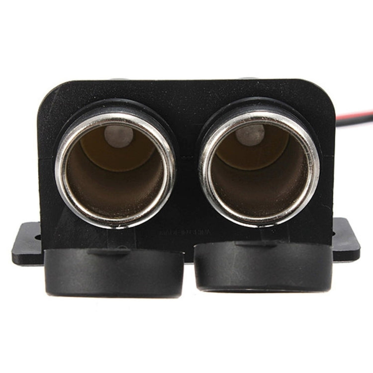 รถยนต์รถจักรยานยนต์ ABS สองพอร์ตซิการ์ซ็อกเก็ตอะแดปเตอร์, Dual Port