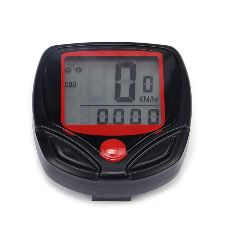 ภาษาอังกฤษกันน้ำ 14 ฟังก์ชั่น Cycle Computer LCD เครื่องวัดระยะทางวัดความเร็ว, SD-548B