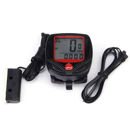 ภาษาอังกฤษกันน้ำ 14 ฟังก์ชั่น Cycle Computer LCD เครื่องวัดระยะทางวัดความเร็ว, SD-548B