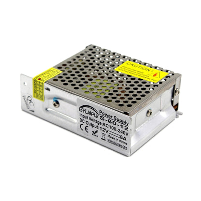 S-60-12 60W AC110/220V ถึง DC 12V 5A อินเวอร์เตอร์ Power Converter, 60W