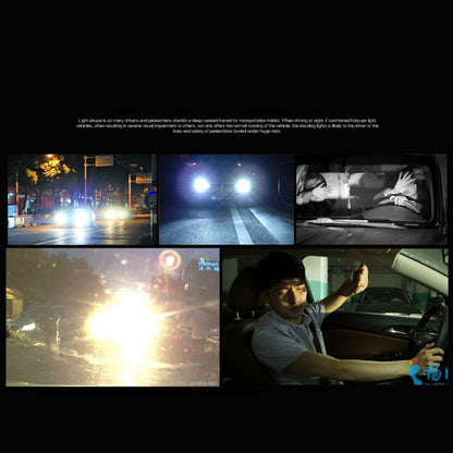 180 องศาหมุนรถ Anti-Glare Dazzling Goggle Day Night Vision กระจกมองข้างกระจกบังแดดสำหรับ SUV MPV ฯลฯ, ขนาด: 34.6*21.5 ซม., Size: 34.6*21.5cm