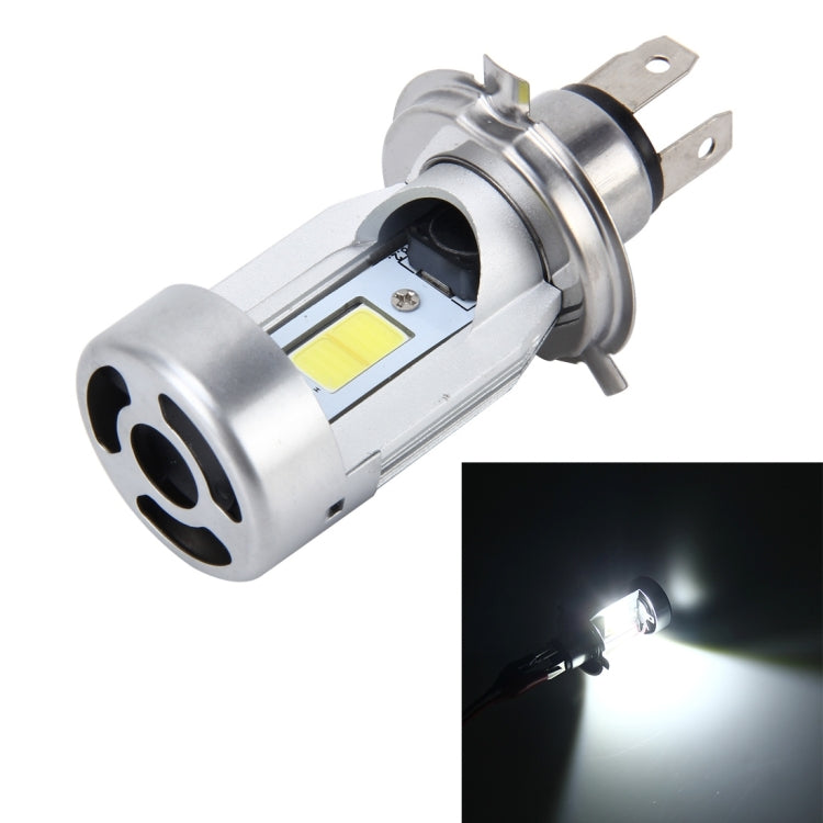 H4 HS1 ไฟหน้ารถจักรยานยนต์COBสปอตไลท์ไฟตัดหมอกรถยนต์ไฟฟ้า 6000K 20W 2600LM 5000 ชั่วโมง (แสงสีขาว), 20W 2600LM