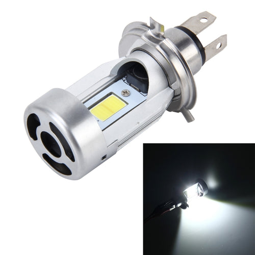 H4 HS1 ไฟหน้ารถจักรยานยนต์COBสปอตไลท์ไฟตัดหมอกรถยนต์ไฟฟ้า 6000K 20W 2600LM 5000 ชั่วโมง (แสงสีขาว), 20W 2600LM