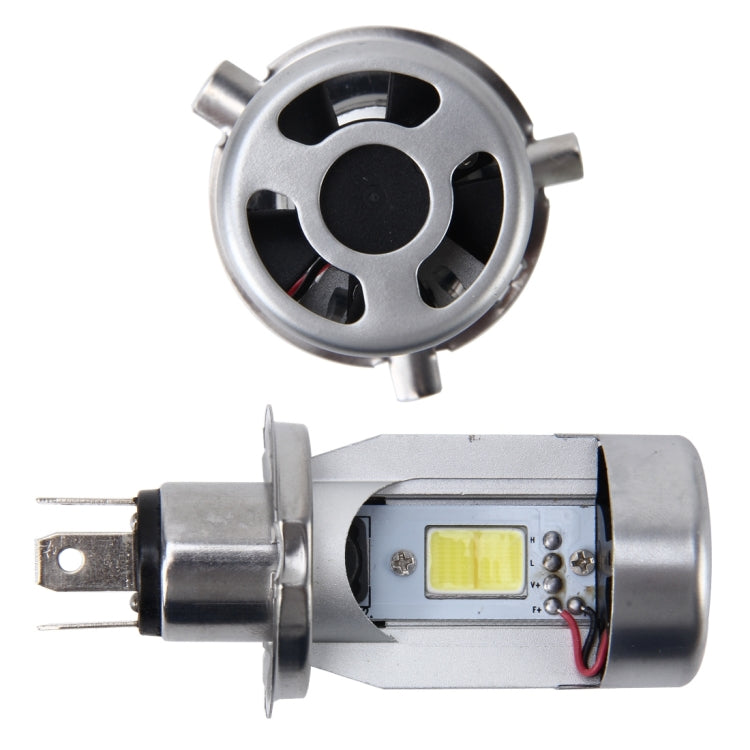 H4 HS1 ไฟหน้ารถจักรยานยนต์COBสปอตไลท์ไฟตัดหมอกรถยนต์ไฟฟ้า 6000K 20W 2600LM 5000 ชั่วโมง (แสงสีขาว), 20W 2600LM