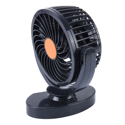 HUXIN HX-T306 6W 360 องศาปรับหมุนเสียงรบกวนต่ำมินิพัดลมไฟฟ้า, DC 24V, HX-T306