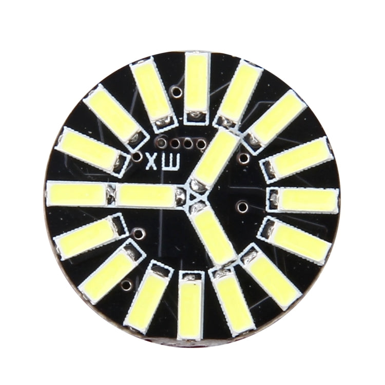 2 ชิ้น 1156/BA15S 1 วัตต์ 50 LM 6000K ไฟเลี้ยวอัตโนมัติในรถยนต์พร้อมหลอดไฟ LED 19 SMD-4014, DC 12V, 1156/BA15S 1W