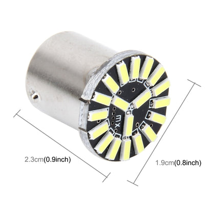 2 ชิ้น 1156/BA15S 1 วัตต์ 50 LM 6000K ไฟเลี้ยวอัตโนมัติในรถยนต์พร้อมหลอดไฟ LED 19 SMD-4014, DC 12V, 1156/BA15S 1W