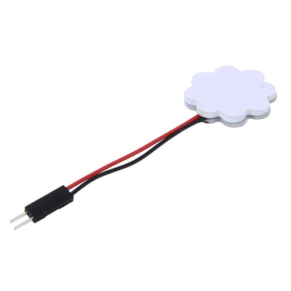 2 ชิ้น 3 วัตต์ 200 LM 6000 พันรูปดอกไม้รถออโต้ภายใน Doom ไฟอ่านหนังสือที่มี 12 SMD-5630 โคมไฟ LED Bicuspid และ T10 อะแดปเตอร์เคเบิ้ล DC 12 โวลต์, Flower Shape Reading Light