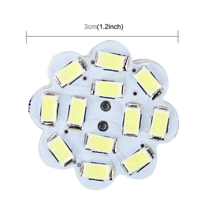 2 ชิ้น 3 วัตต์ 200 LM 6000 พันรูปดอกไม้รถออโต้ภายใน Doom ไฟอ่านหนังสือที่มี 12 SMD-5630 โคมไฟ LED Bicuspid และ T10 อะแดปเตอร์เคเบิ้ล DC 12 โวลต์, Flower Shape Reading Light