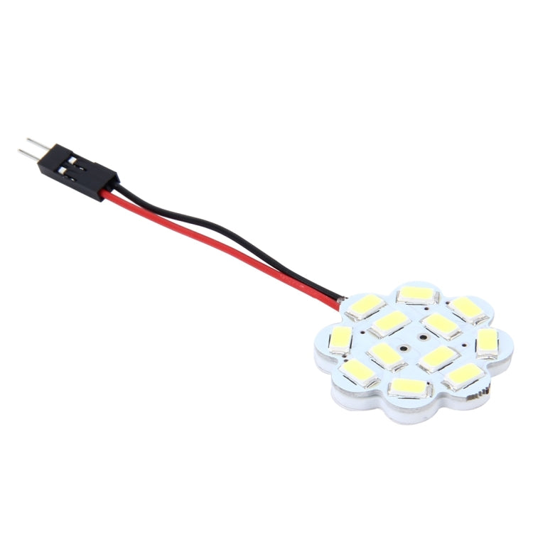 2 ชิ้น 3 วัตต์ 200 LM 6000 พันรูปดอกไม้รถออโต้ภายใน Doom ไฟอ่านหนังสือที่มี 12 SMD-5630 โคมไฟ LED Bicuspid และ T10 อะแดปเตอร์เคเบิ้ล DC 12 โวลต์, Flower Shape Reading Light